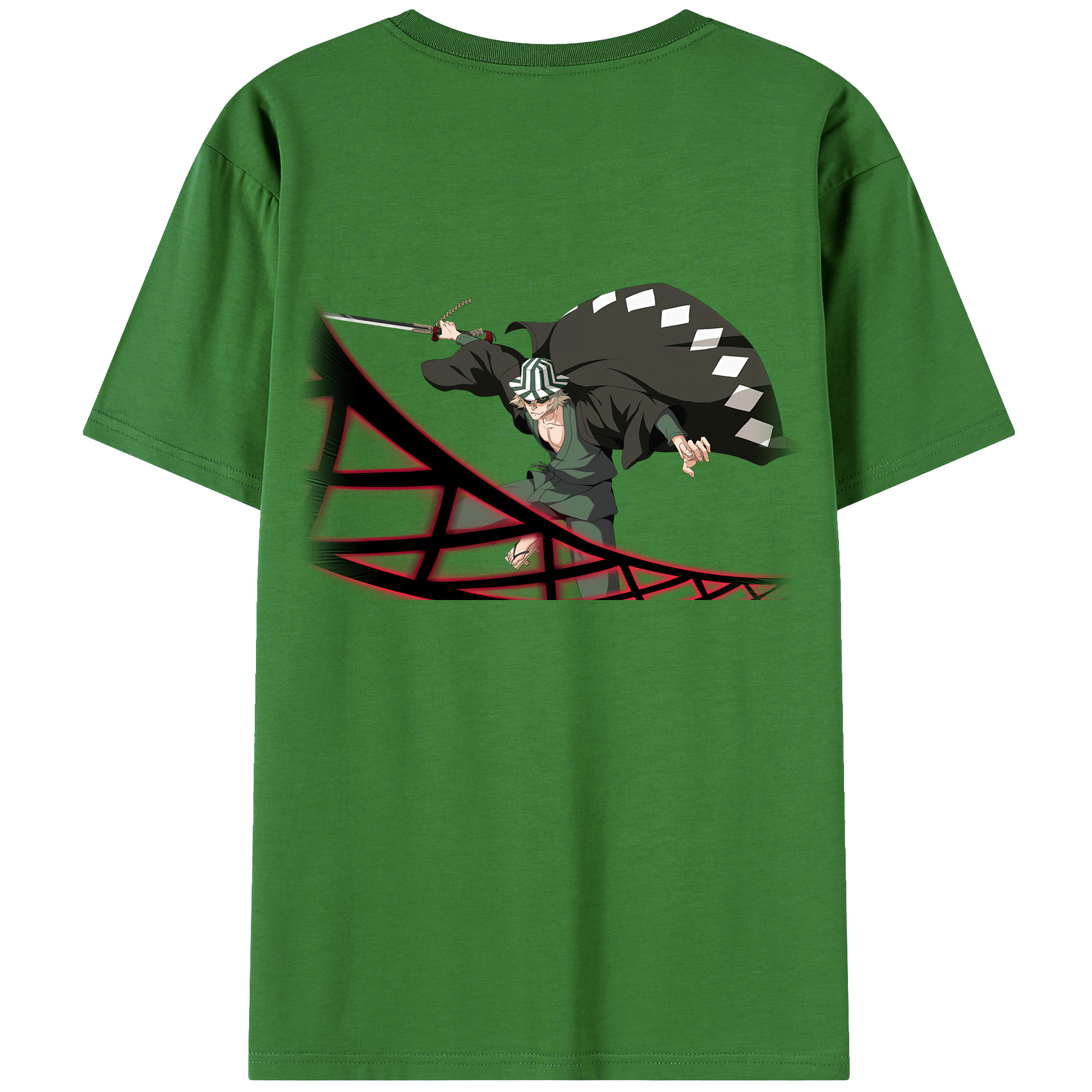 （画像用） "ブリーチ 浦原 喜助（うらはら きすけ） BLEACH Urahara Kisuke " レディース半袖Tシャツ(バックプリント)